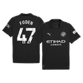 FODEN #47 Manchester City Away Soccer Jersey 2025/26 Black - Football Shirt | SmartJerseys | Official Quality