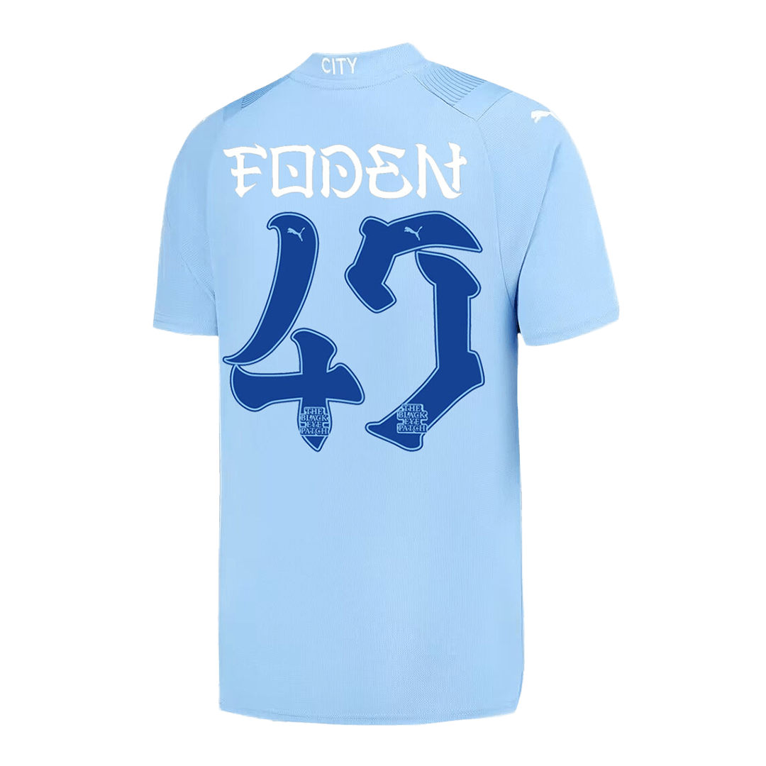Manchester City FODEN #47 Japanese Tour Printing Home Jersey 2023/24 - Football Shirt | SmartJerseys | Official Quality