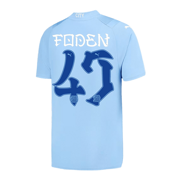 Manchester City FODEN #47 Japanese Tour Printing Home Jersey 2023/24 - Football Shirt | SmartJerseys | Official Quality
