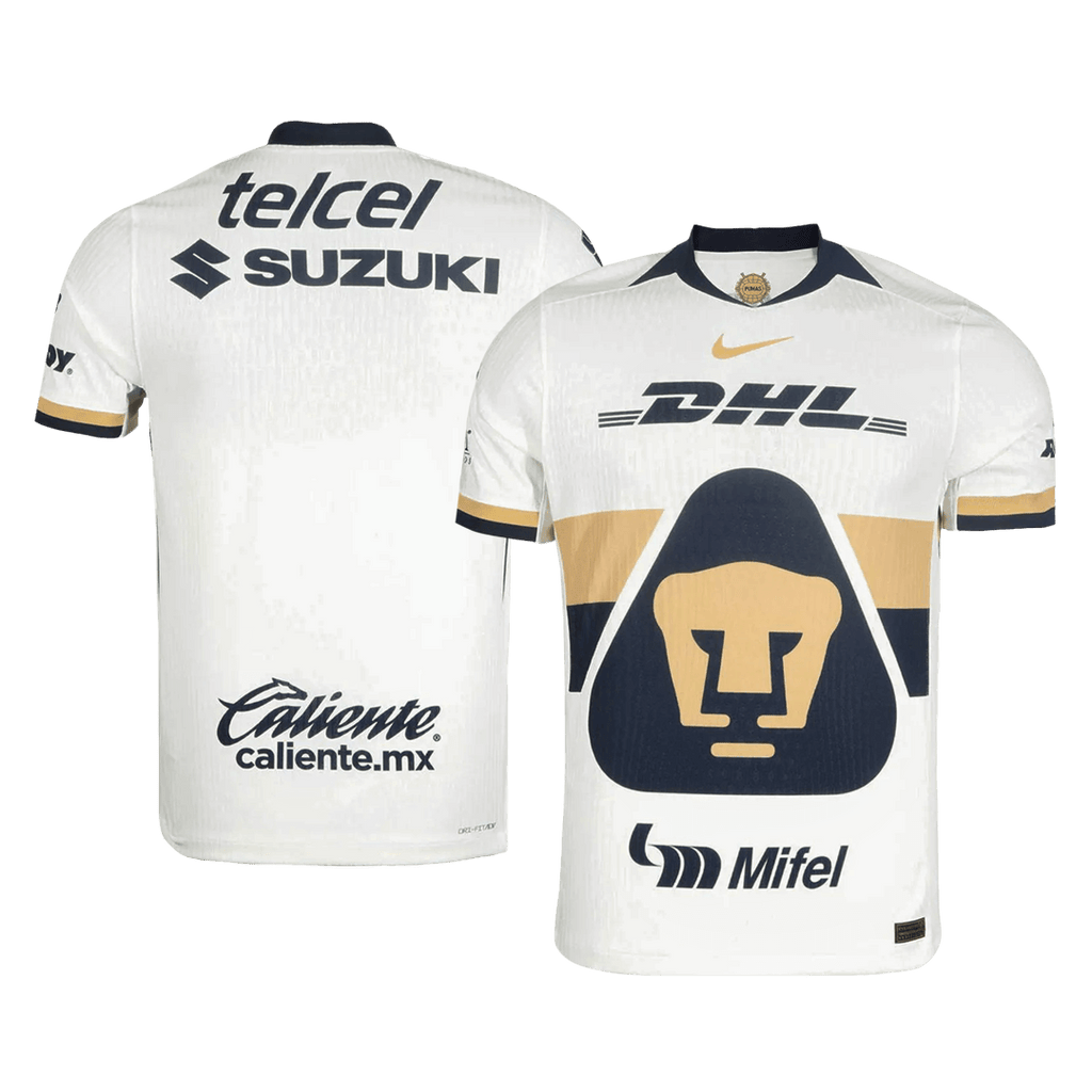 Maillot domicile authentique Pumas UNAM 25/26 blanc