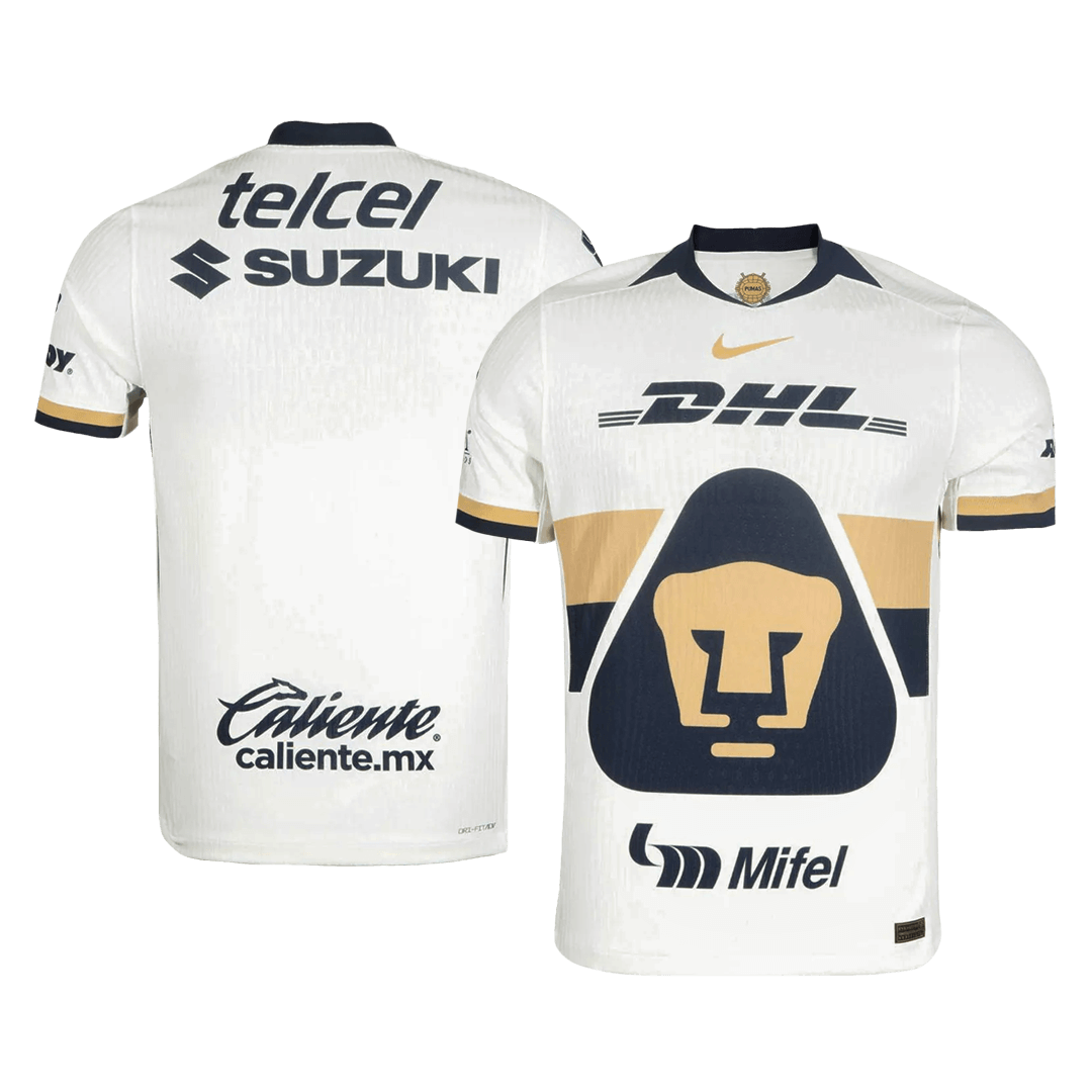 Maillot domicile authentique Pumas UNAM 25/26 blanc