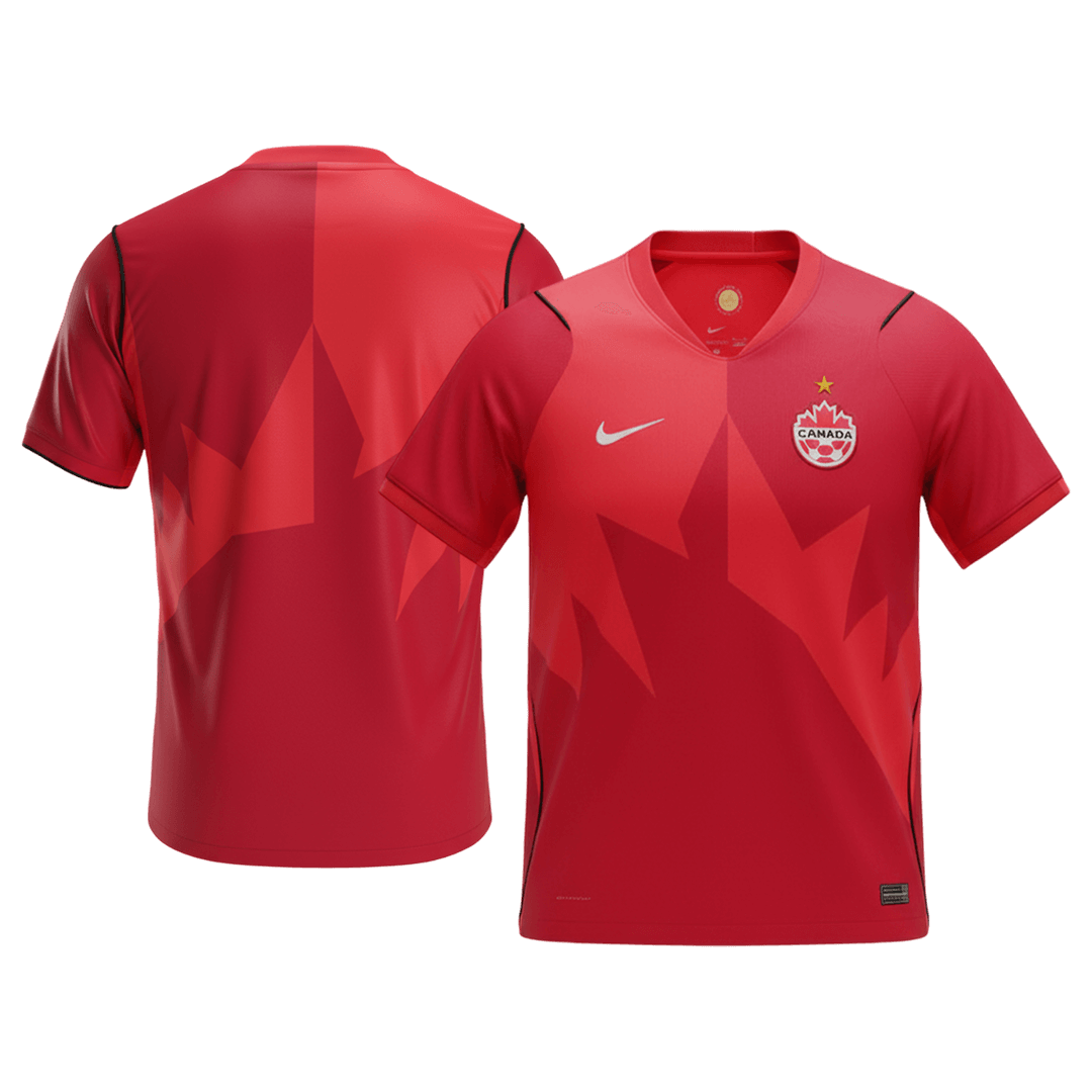 Canada Home Soccer Jersey World Cup 2026 Red