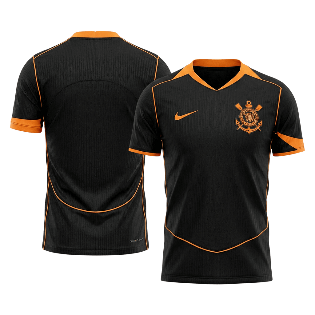 Player Version 25/26 SC Corinthians Third Soccer Jersey Black