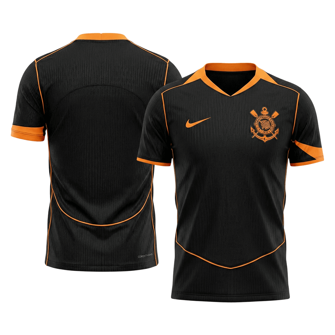Player Version 25/26 SC Corinthians Third Soccer Jersey Black