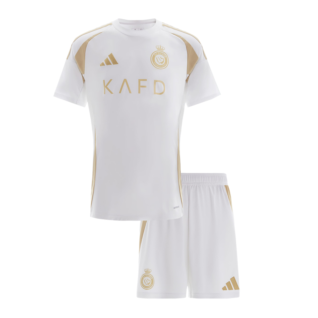 Al Nassr Third Away Soccer Jersey Kit 2024/25 Kids(Jersey+Shorts) - Football Shirt | SmartJerseys | Official Quality