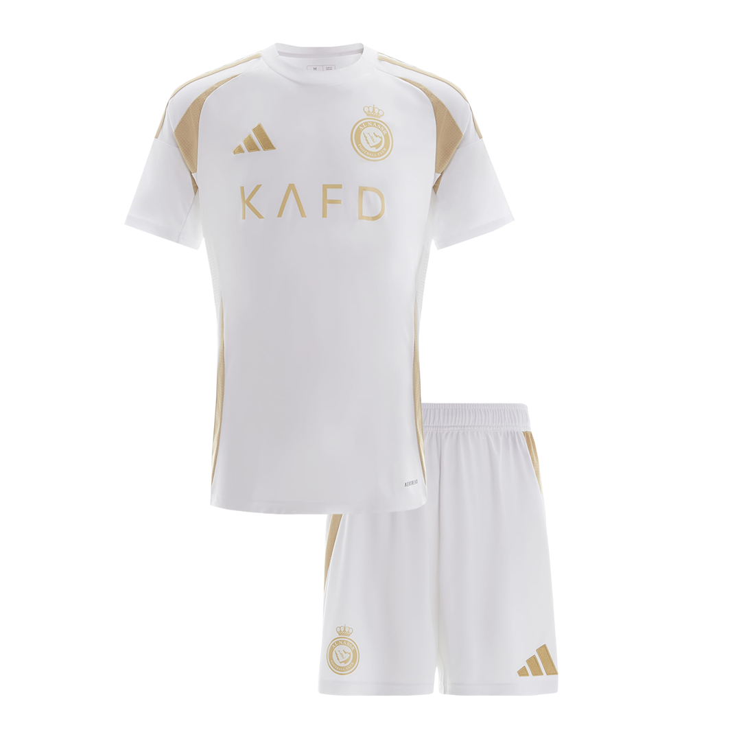 Al Nassr Third Away Soccer Jersey Kit 2024/25 Kids(Jersey+Shorts) - Football Shirt | SmartJerseys | Official Quality