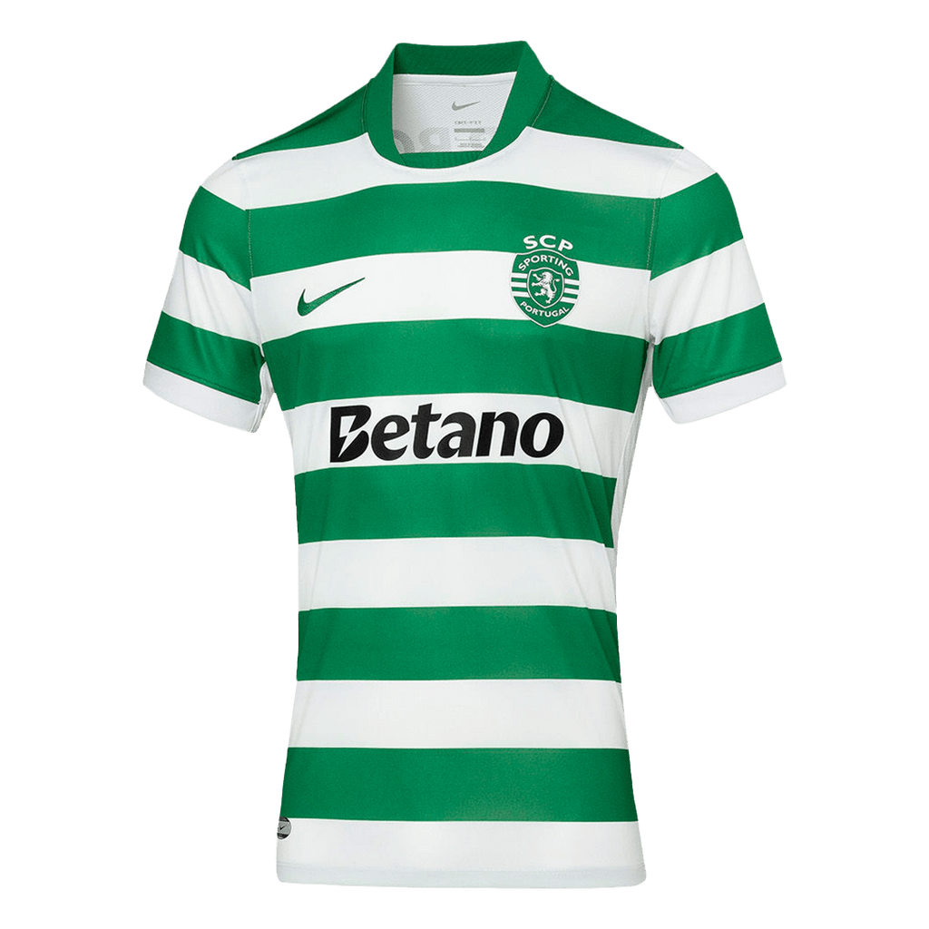 Sporting CP Home Soccer Jersey 25/26 Green&White - Football Shirt | SmartJerseys | Official Quality