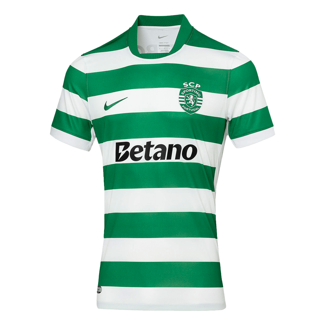 Sporting CP Home Soccer Jersey 25/26 Green&White - Football Shirt | SmartJerseys | Official Quality