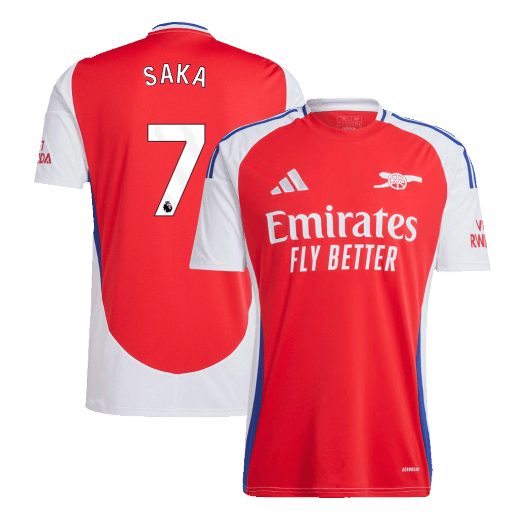 Arsenal SAKA #7 Home Jersey 2024/25 - Football Shirt | SmartJerseys | Official Quality