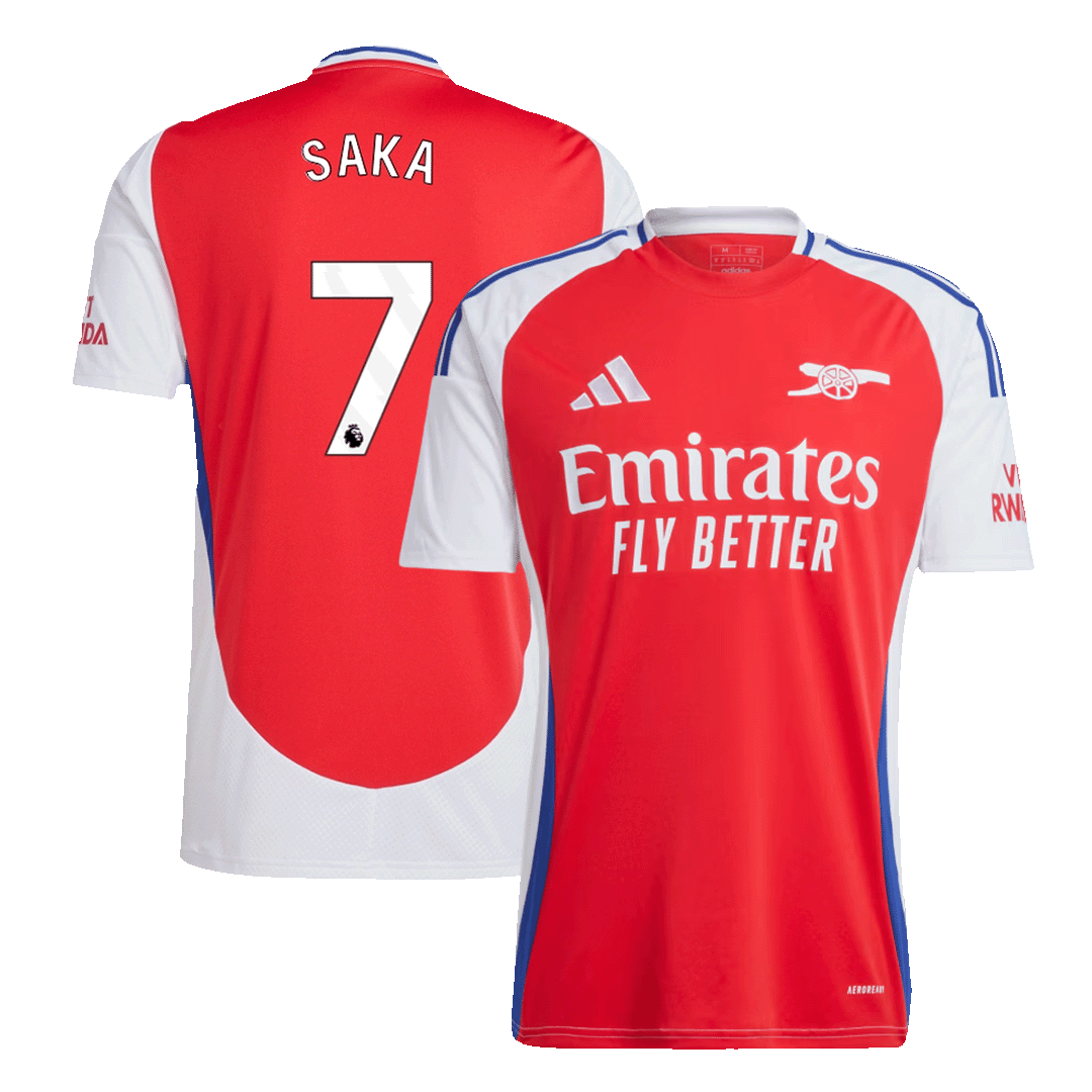 Arsenal SAKA #7 Home Jersey 2024/25 - Football Shirt | SmartJerseys | Official Quality