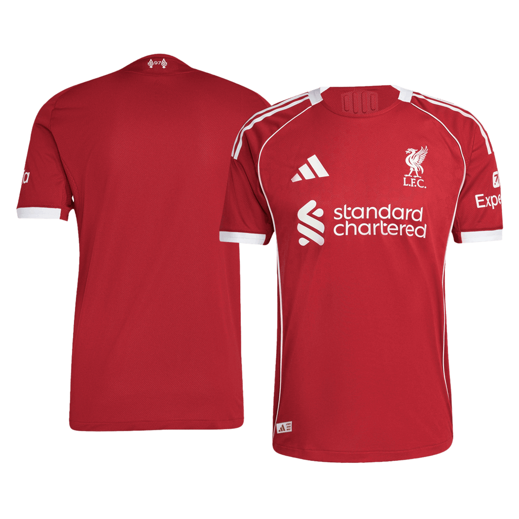 Liverpool Home Soccer Jersey Authentic 2025/26