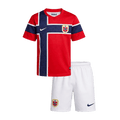 Kids Norway Home Soccer Jersey Kit (Jersey+Shorts) World Cup 2026 Red