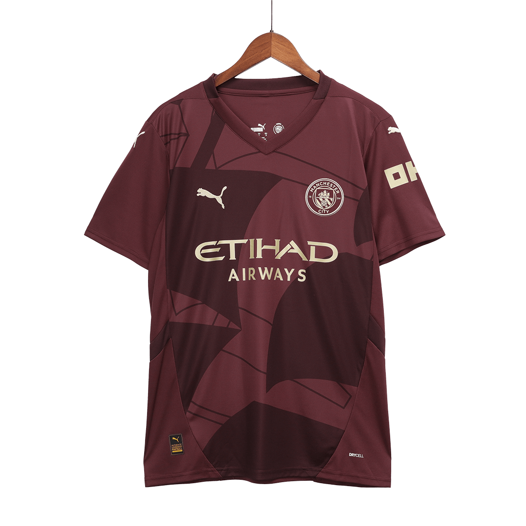 Manchester City DE BRUYNE #17 Third Away Soccer Jersey 2024/25