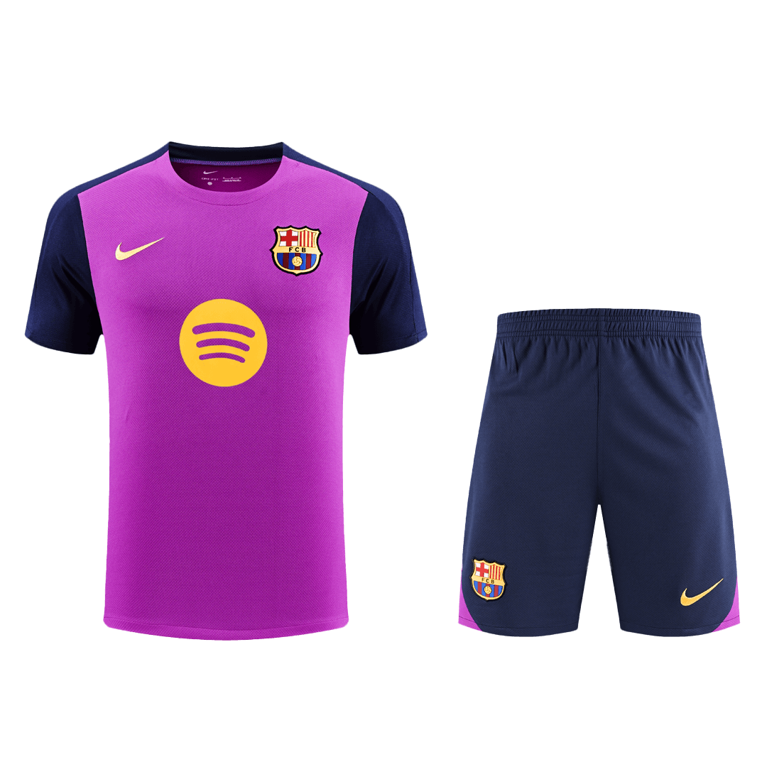 Barcelona Pre-Match Training Soccer Jersey 2025/26 - Purple - Football Shirt | SmartJerseys | Official Quality