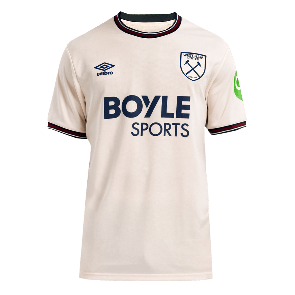 West Ham United Away Soccer Jersey 2025/26 - Football Shirt | SmartJerseys | Official Quality