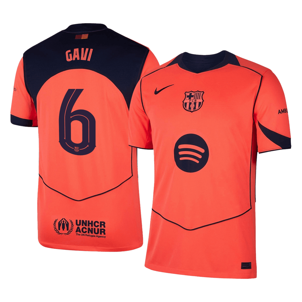 Barcelona GAVI #6 Third Away Soccer Jersey 2025/26 - UCL Edition - Football Shirt | SmartJerseys | Official Quality