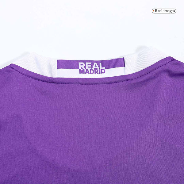 Real Madrid BENZEMA #9 Away Soccer Jersey Retro 2016/17 - Long Sleeve
