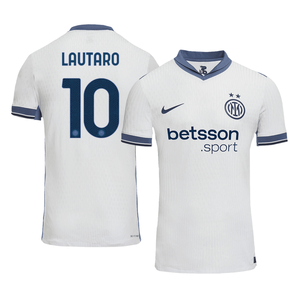 Inter Milan LAUTARO #10 Away Soccer Jersey Authentic 2024/25 - Football Shirt | SmartJerseys | Official Quality