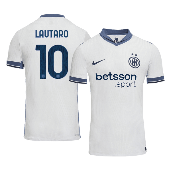 Inter Milan LAUTARO #10 Away Soccer Jersey Authentic 2024/25 - Football Shirt | SmartJerseys | Official Quality