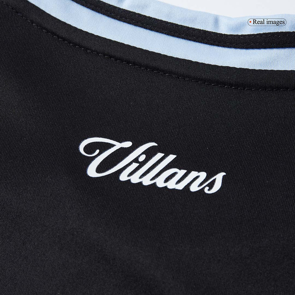 Camiseta de fútbol visitante del Aston Villa 25/26 negra