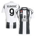 Juventus VLAHOVIĆ #9 Home Soccer Jersey 2024/25 - Save The Children Sponsor - Football Shirt | SmartJerseys | Official Quality