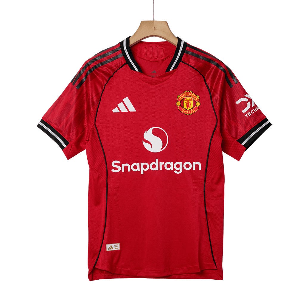 ŠEŠKO #30 Authentic Manchester United Home Soccer Jersey 2025/26 Red