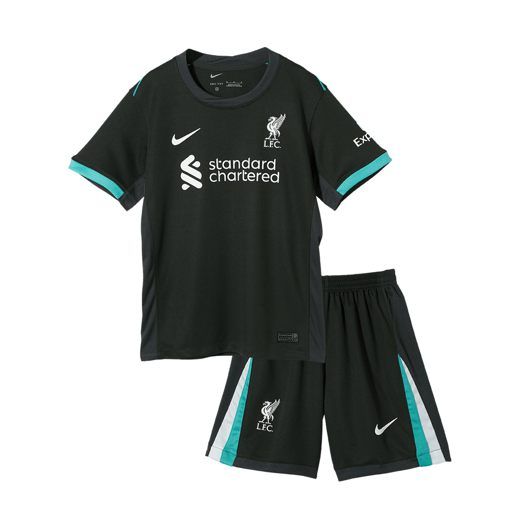 Liverpool Away Jersey Kit  Kids(Jersey+Shorts)