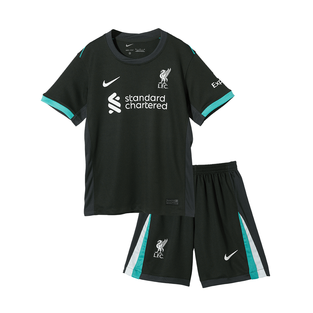Liverpool Away Jersey Kit  Kids(Jersey+Shorts)