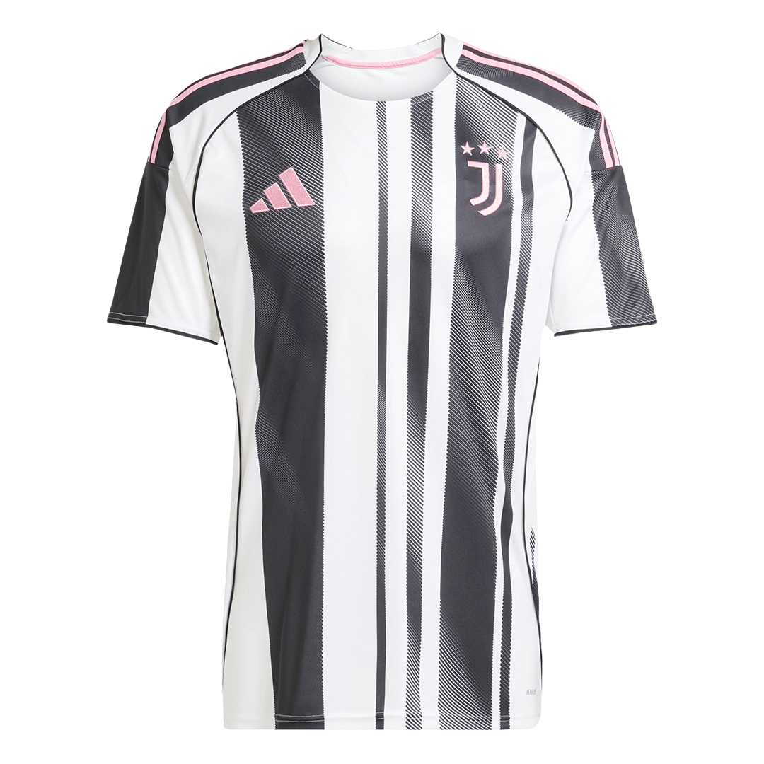 Juventus Home Soccer Jersey 2025/26 Black&White - Football Shirt | SmartJerseys | Official Quality