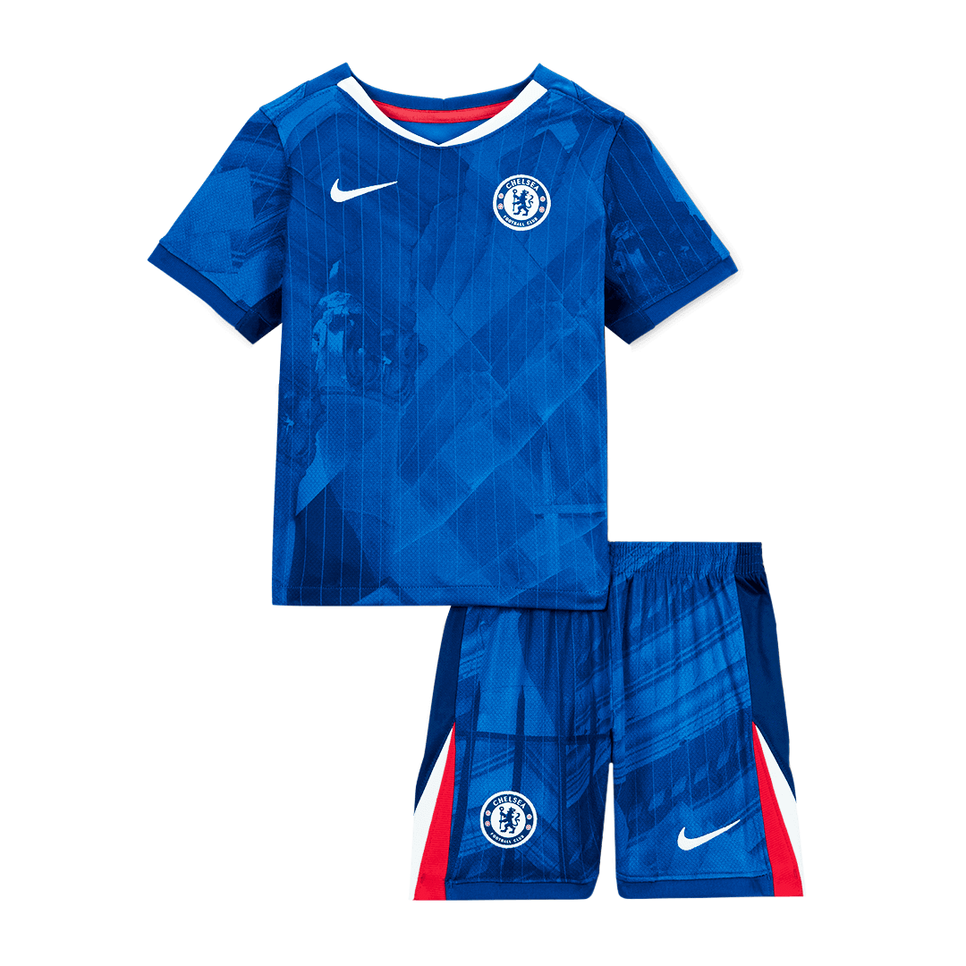 Chelsea Home Soccer Jersey Kit 2025/26 Kids(Jersey+Shorts) - Football Shirt | SmartJerseys | Official Quality