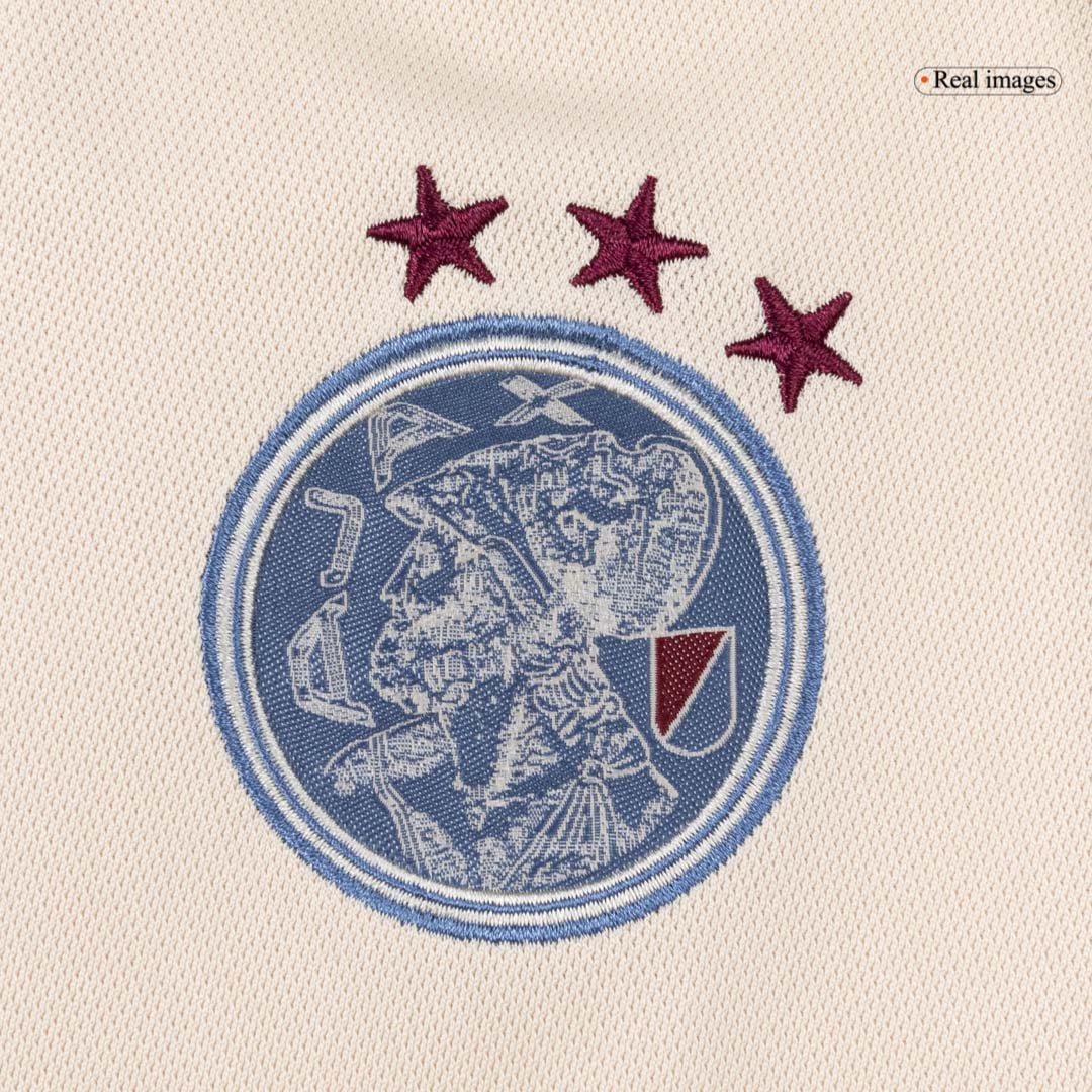 Camiseta de fútbol visitante del Ajax para niños, 25/26, color blanco