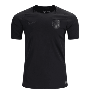 Norway Away Soccer Jersey World Cup 2026 Black - black front view - SmartJerseys