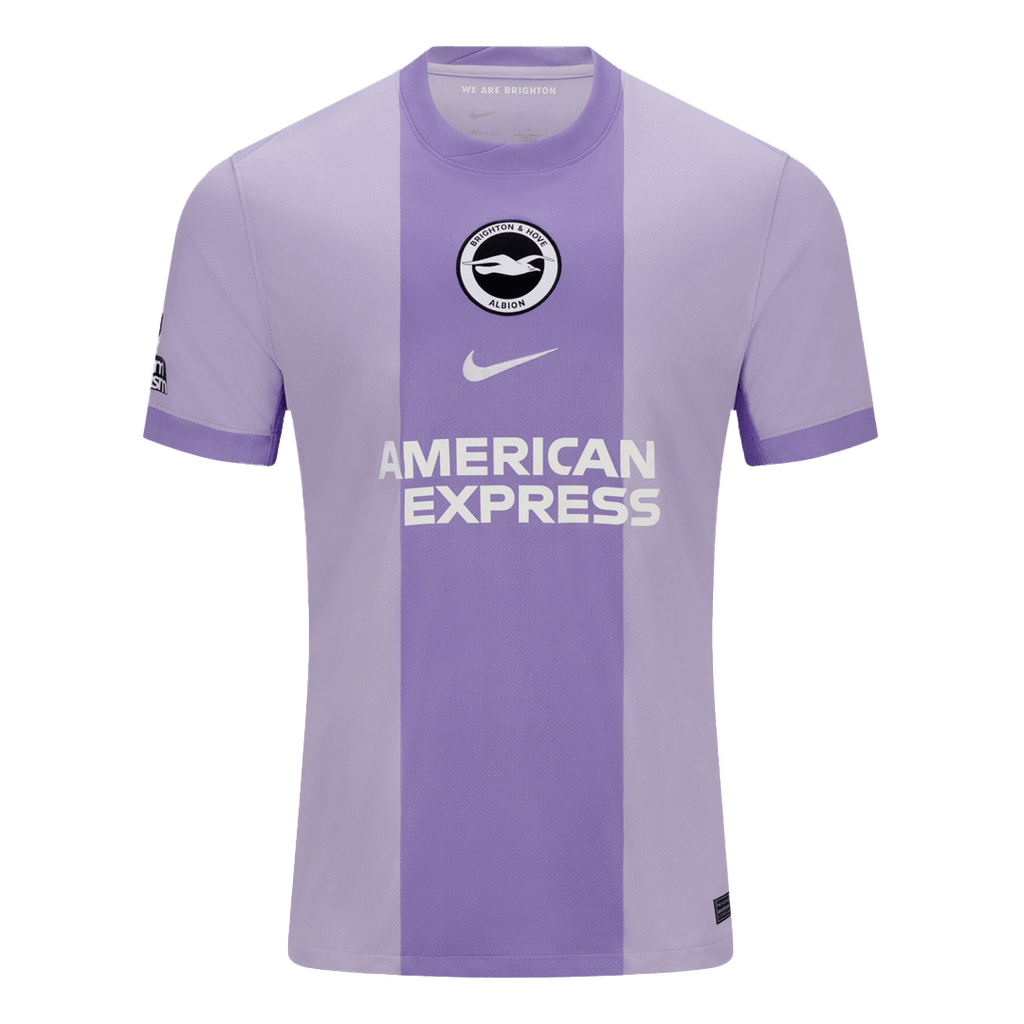 Brighton & Hove Albion Away Soccer Jersey 2025/26 - Football Shirt | SmartJerseys | Official Quality