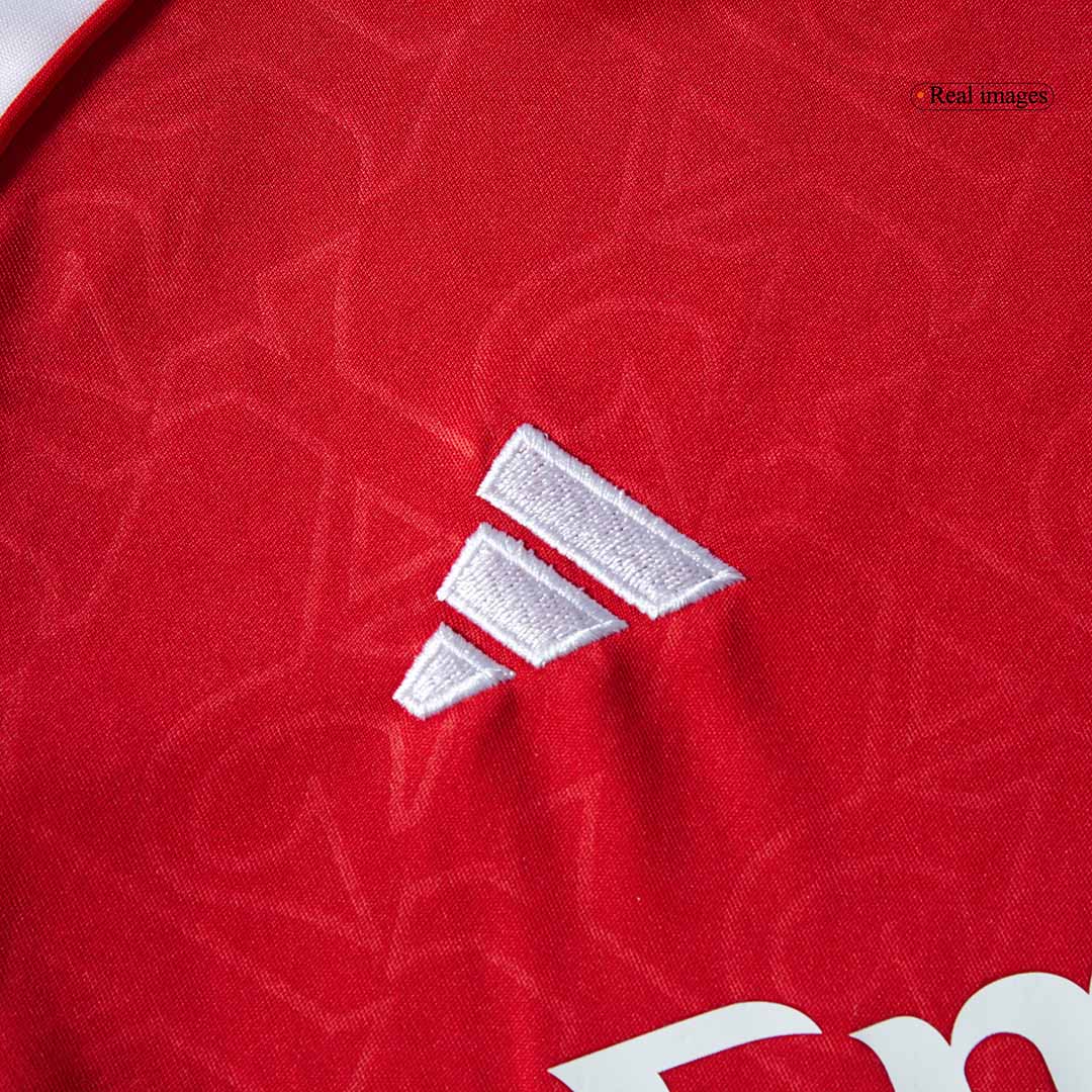 Kid's Arsenal Home Soccer Jersey Kit(Jersey+Shorts) 2025/26 Red