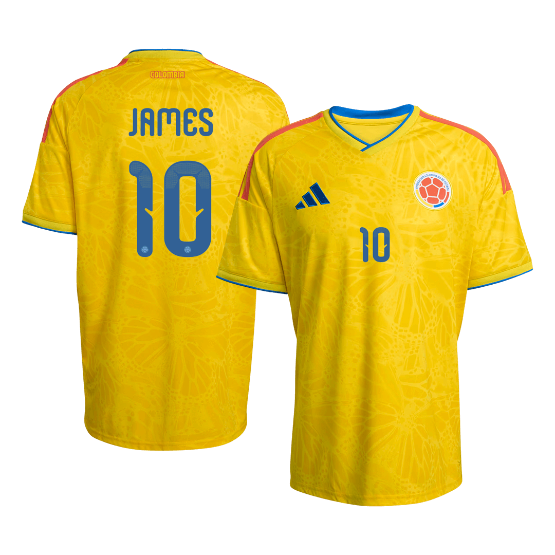 JAMES #10 Colombia Home Soccer Jersey World Cup 2026 Yellow - Football Shirt | SmartJerseys | Official Quality