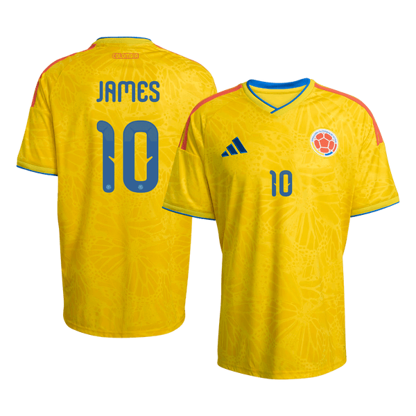 JAMES #10 Colombia Home Soccer Jersey World Cup 2026 Yellow - Football Shirt | SmartJerseys | Official Quality