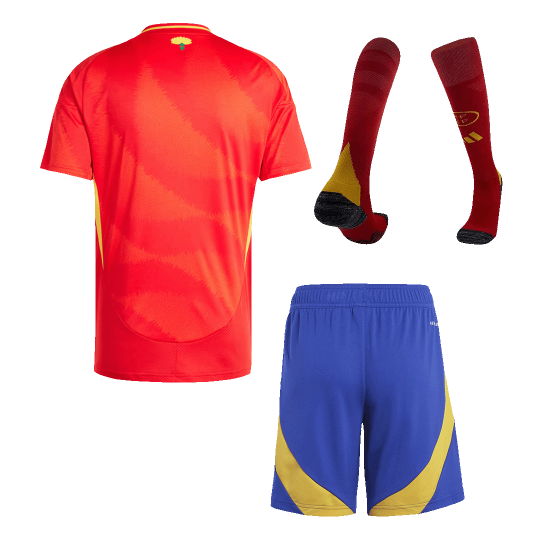 Tenue domicile Espagne EURO 2024 (Maillot + Short + Chaussettes)