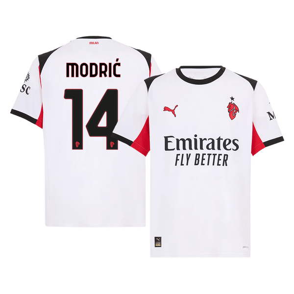 AC Milan MODRIĆ #14 Away Soccer Jersey 2025/26 - Football Shirt | SmartJerseys | Official Quality