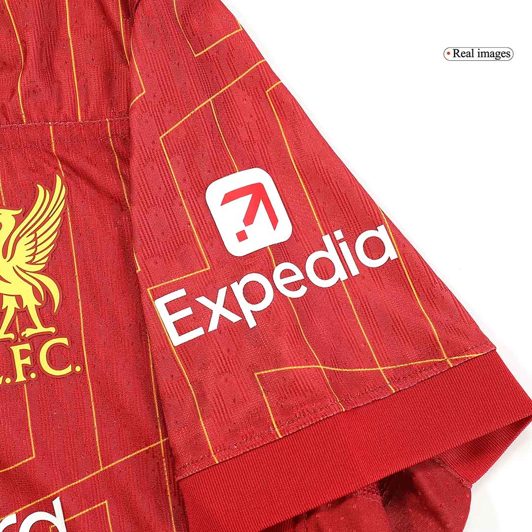 Camiseta de fútbol local auténtica del Liverpool M.SALAH #11 2024/25