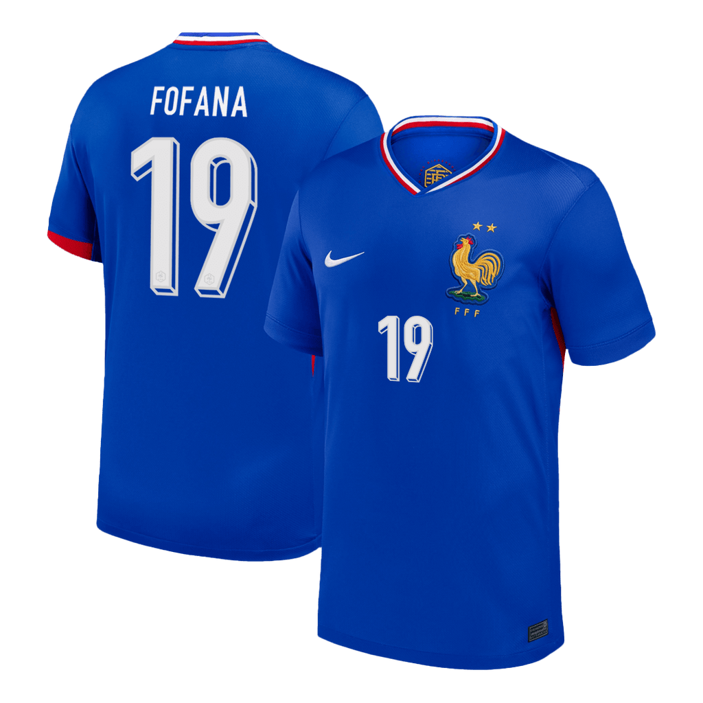 FOFANA #19 France Euro Home Soccer Jersey 2024 Blue - Football Shirt | SmartJerseys | Official Quality