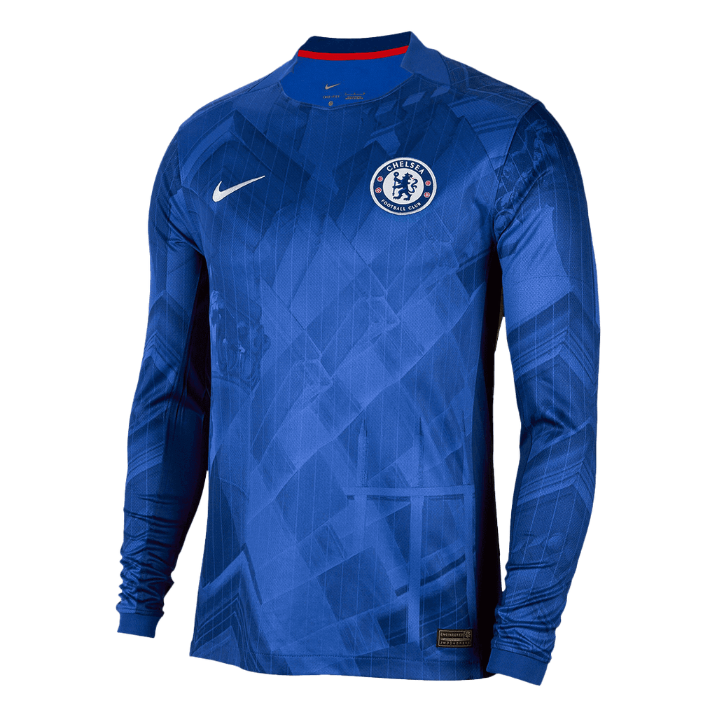 Chelsea Long Sleeve Home Soccer Jersey 2025/26 - Football Shirt | SmartJerseys | Official Quality