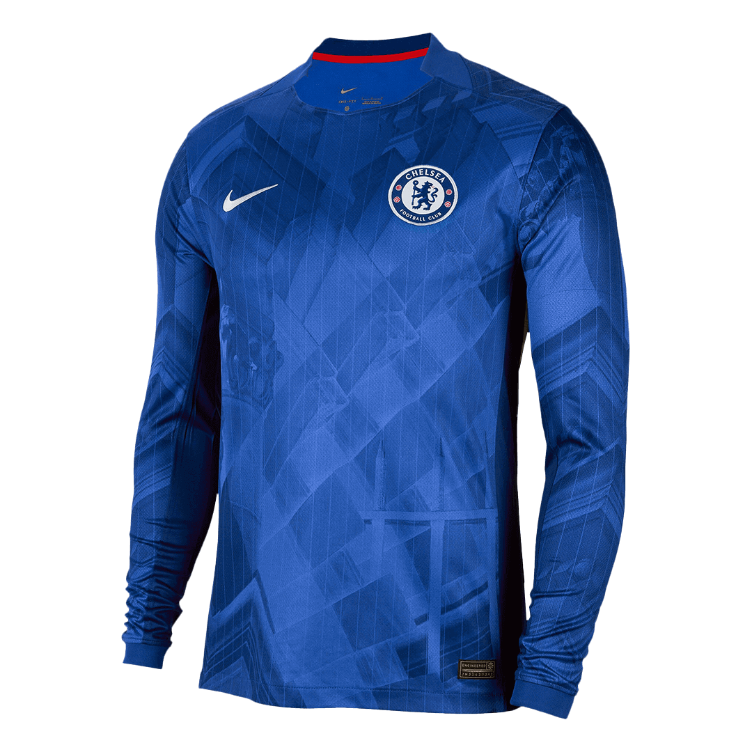 Chelsea Long Sleeve Home Soccer Jersey 2025/26 - Football Shirt | SmartJerseys | Official Quality