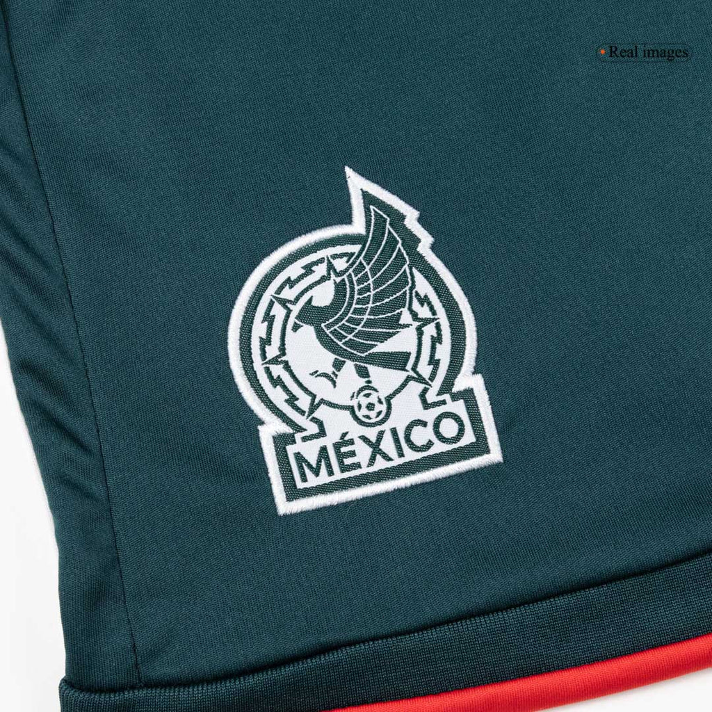 Kid's Mexico Away Soccer Jersey Kit(Jersey+Shorts) World Cup 2026 White