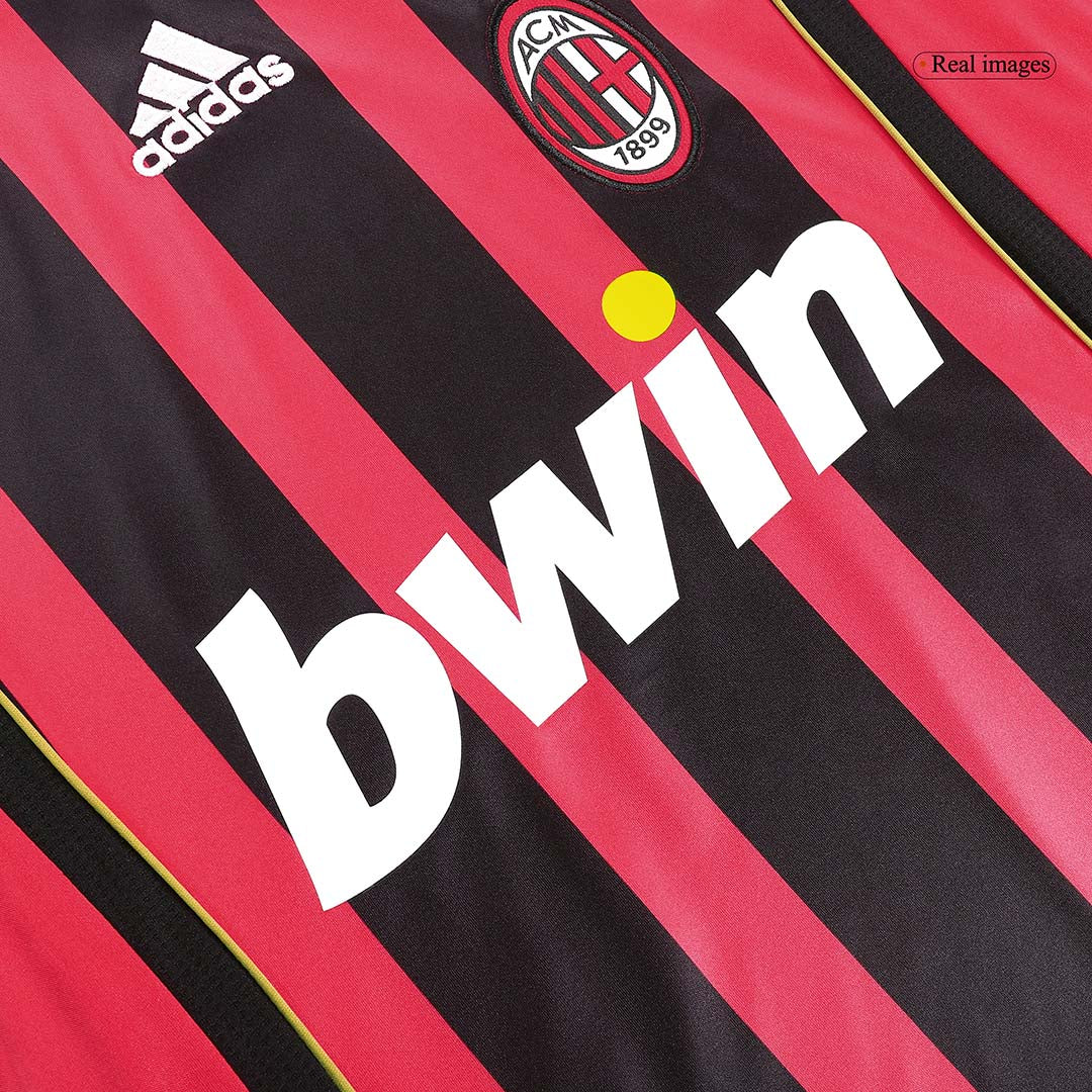 AC Milan KAKA' #22 Home Jersey Retro 2006/07 - Long Sleeve