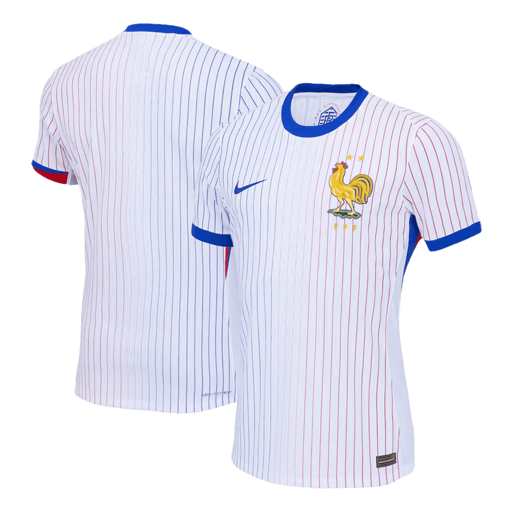 Maillot extérieur authentique de l'équipe de France pour l'EURO 2024 