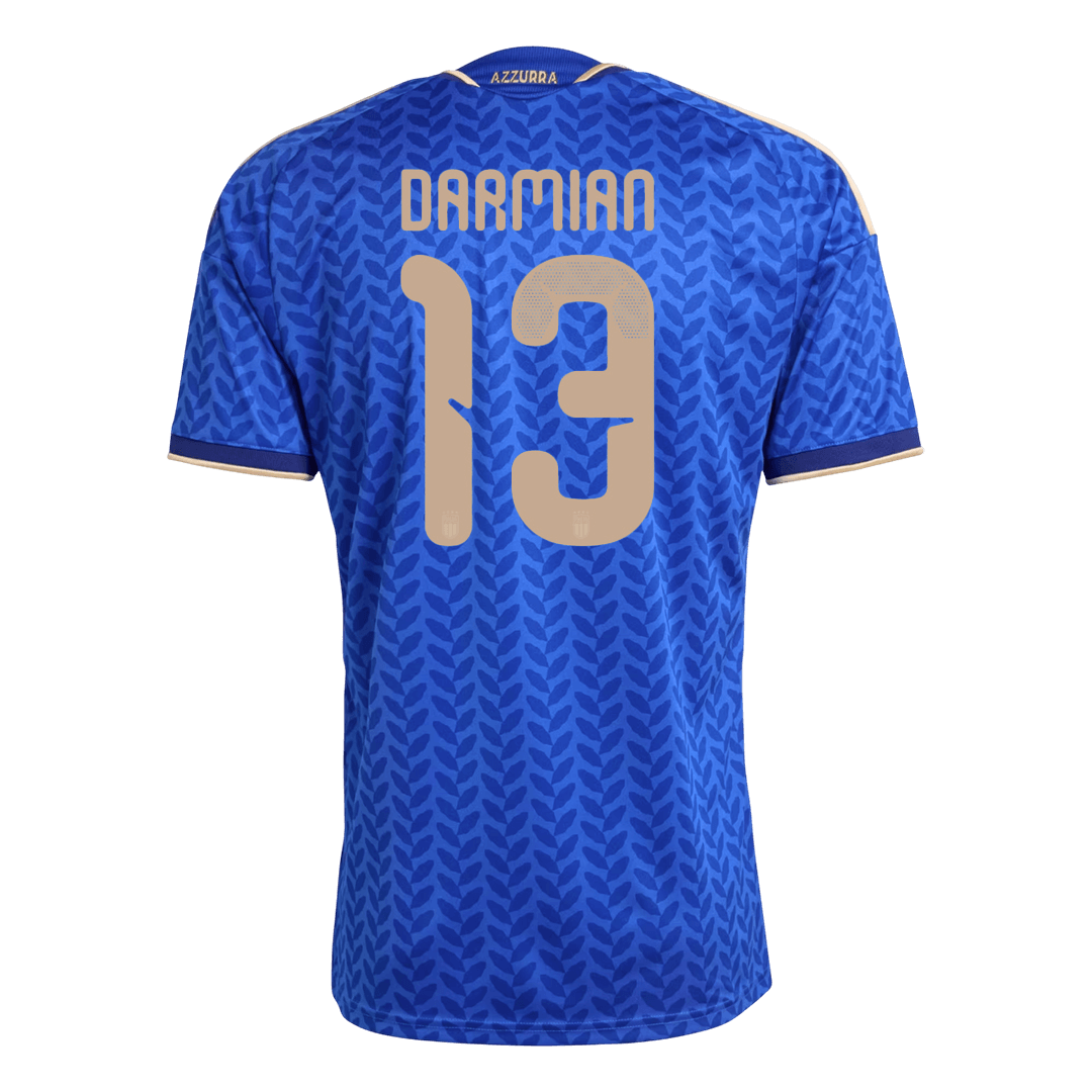 DARMIAN #13 Italy Home Soccer Jersey World Cup 2026 Blue