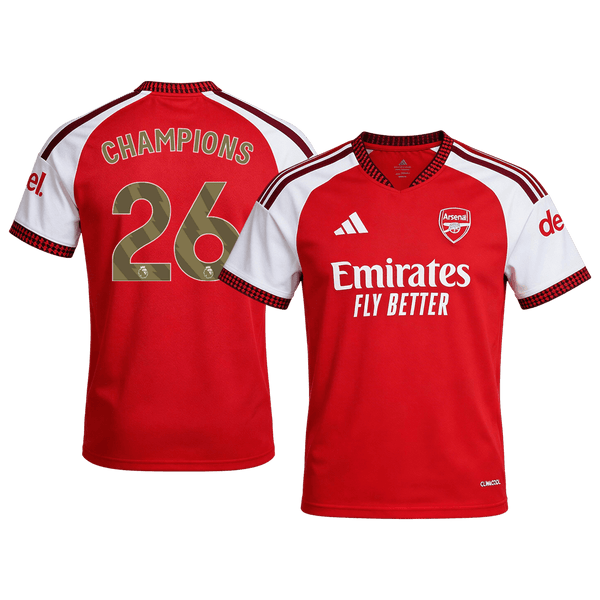 Arsenal CHAMPIONS #26 Home Soccer Jersey 2026/27