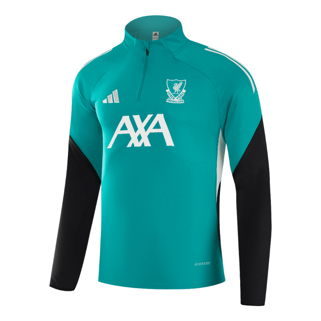 2025/26 Liverpool Sweatshirt Kit  - Green (Top+Pants)