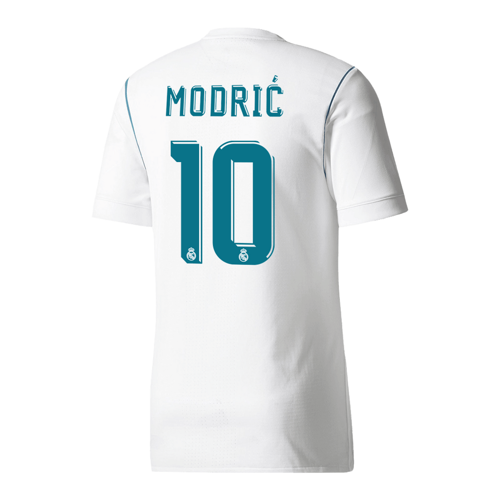 Real Madrid MODRIĆ #10 Home Soccer Jersey Retro 2017/18 - Football Shirt | SmartJerseys | Official Quality