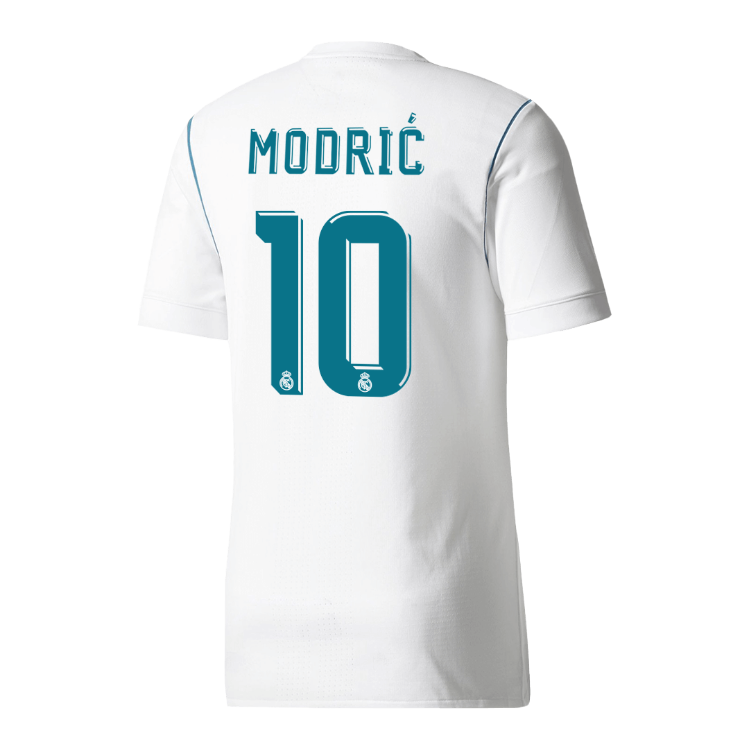 Real Madrid MODRIĆ #10 Home Soccer Jersey Retro 2017/18 - Football Shirt | SmartJerseys | Official Quality